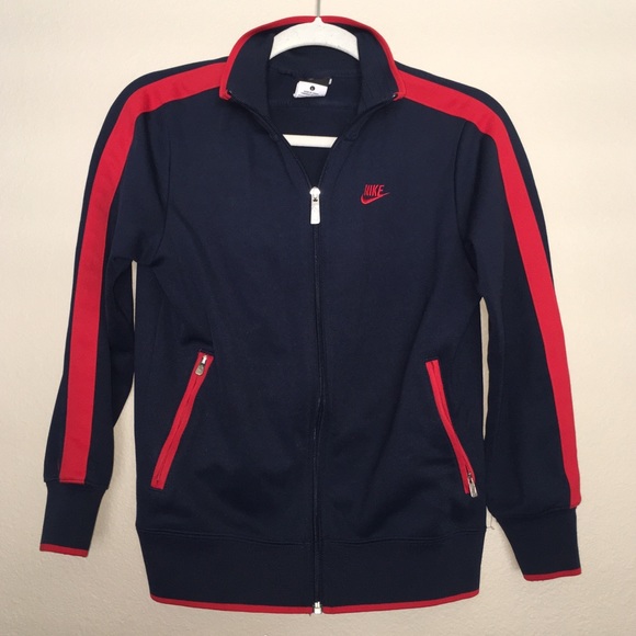 nike striped jacket